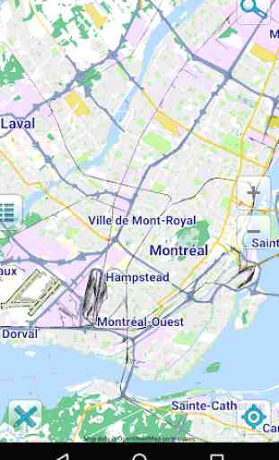 Map of Montreal offline 1