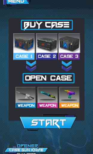 Opener Case Gun Knife Simulator 4