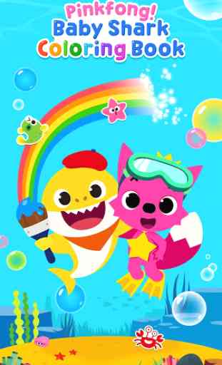 Pinkfong Baby Shark Coloring Book 1