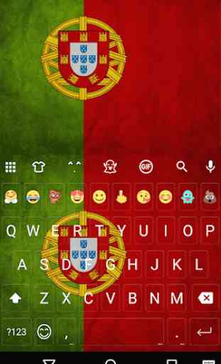 Portugal Emoji Keyboard Theme 1