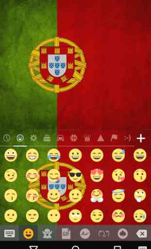 Portugal Emoji Keyboard Theme 2