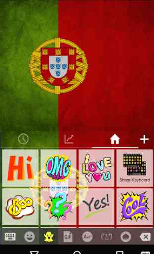 Portugal Emoji Keyboard Theme 3
