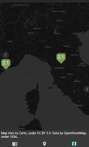 Quake: Ultimi terremoti in Italia e nel mondo 3