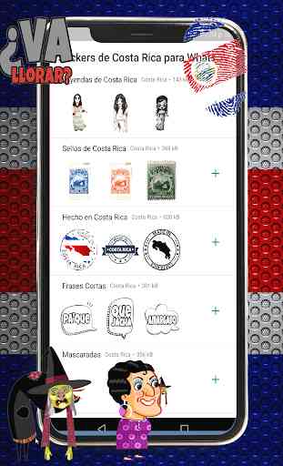 Stickers de Costa Rica para WhatsApp/WAStickerApps 2