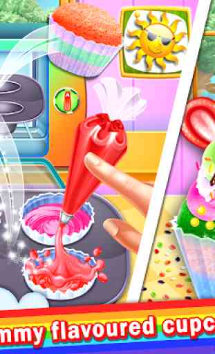 Sweet Unicorn Cupcake Maker - Rainbow Food 3