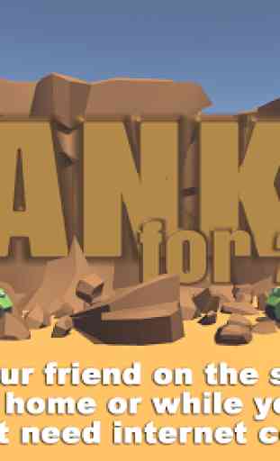 Tanks 3D for 2 players on 1 device - split screen 1