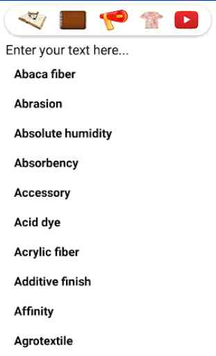 Textile Dictionary 1