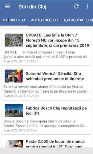 Știri locale Cluj 3