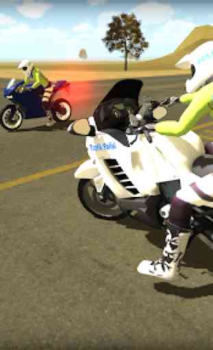 Trafik Polisi Motorsiklet Simülatör Oyunu 1