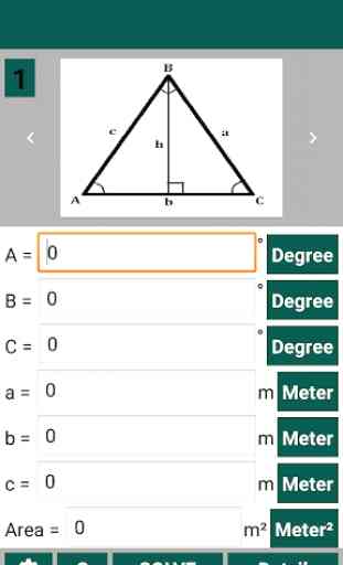 Trigonometry Calculator ( Triangle ) 1