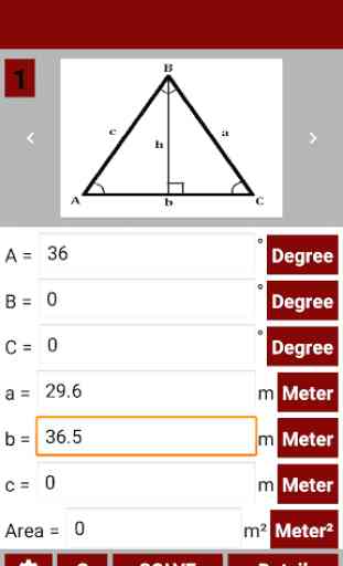 Trigonometry Calculator ( Triangle ) 3