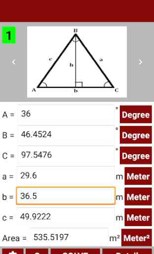 Trigonometry Calculator ( Triangle ) 4