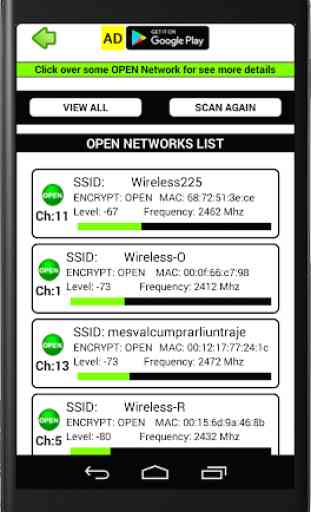 Wifi Free Networks Scan 4