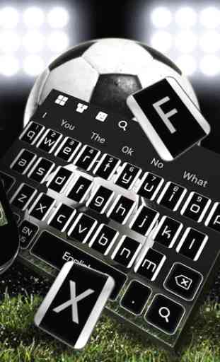 Black White Soccer Keyboard 2