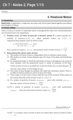 Class 11 Physics Notes 4