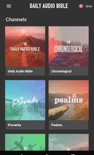 Daily Audio Bible Mobile App 1