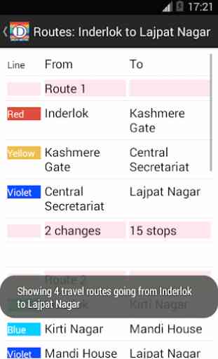 Delhi Metro Route Planner 2