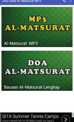 Doa Dzikir Al-Matsurat MP3 1