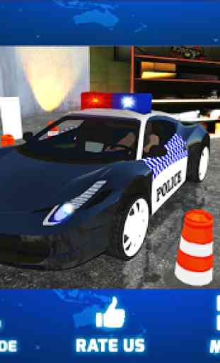 estremo guida scuola poliziotti auto parcheggio 3D 1