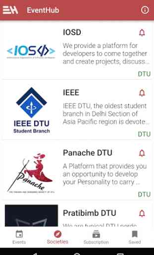 EventHub: View Events in DTU 3
