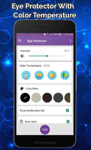 Eye Protector:Screen dimmer with Blue light filter 3