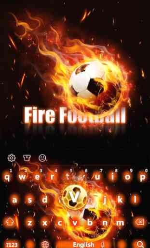 Fire Football Keyboard 1