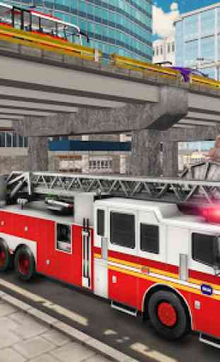 Fire Truck Simulator Rescue 911 Fire Fighting Game 2