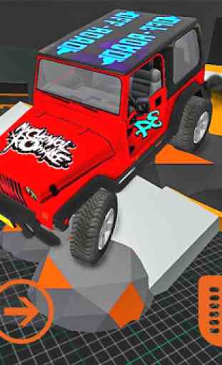 Fury Monster Jeep Parking: guida fuoristrada 3