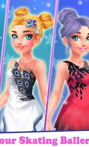 Ice Skating Ballerina: Dress up e Makeup Girl Game 3