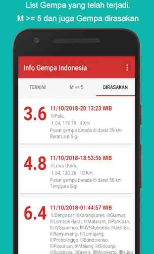 Info Gempa Indonesia Terbaru 4