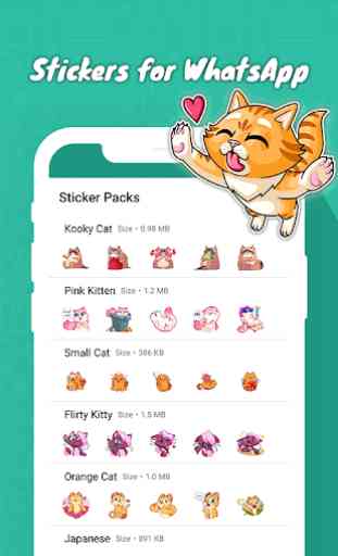 Kittenz: Cat Stickers For whatsapp - WAStickerApps 2