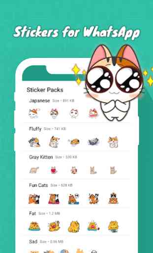 Kittenz: Cat Stickers For whatsapp - WAStickerApps 3