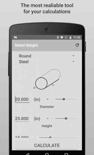 Metal Weight Calculator Pro 1