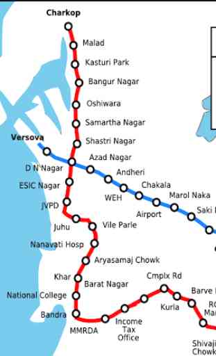 Mumbai Metro Map 2