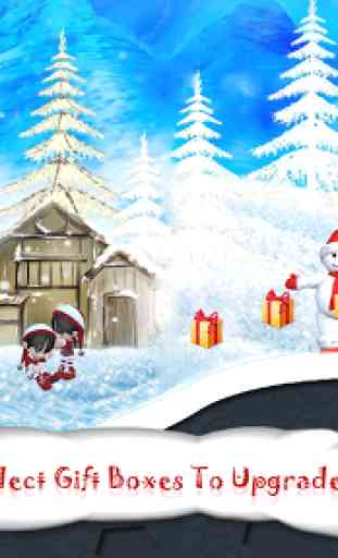 Natale Babbo Natale Hill Sleigh Snow Ride 3D 2