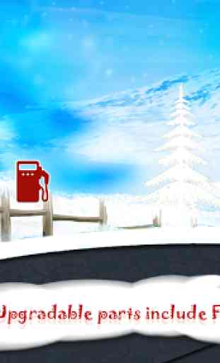 Natale Babbo Natale Hill Sleigh Snow Ride 3D 4