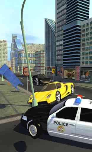 Police Crime Car Chase  - Thief Robot Escape Plan 2