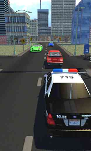 Police Crime Car Chase  - Thief Robot Escape Plan 4