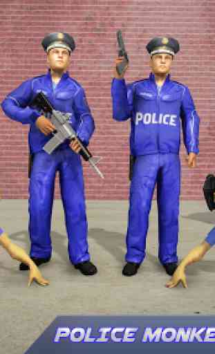 Police Monkey Duty Chase Simulator 1