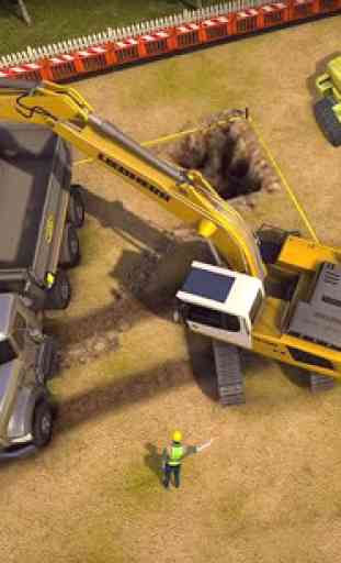 Real Excavator Driving Simulator - Digging Games 3