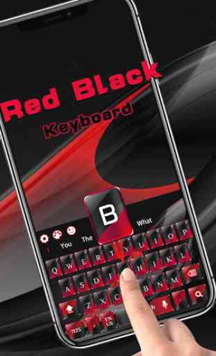 Red Black Keyboard 1