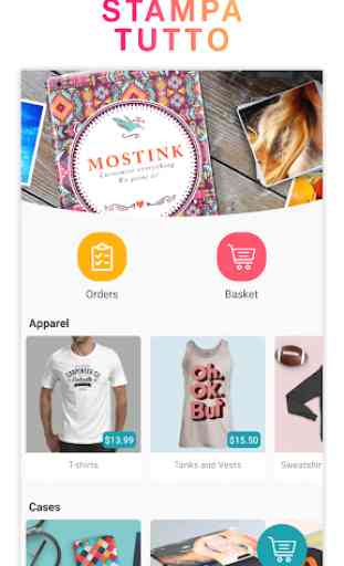 Stampa magliette e altro ancora progetta - Mostink 1