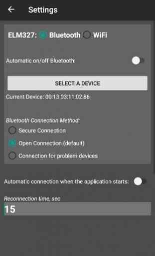 Terminal ELM327 | Bluetooth - WiFi 3