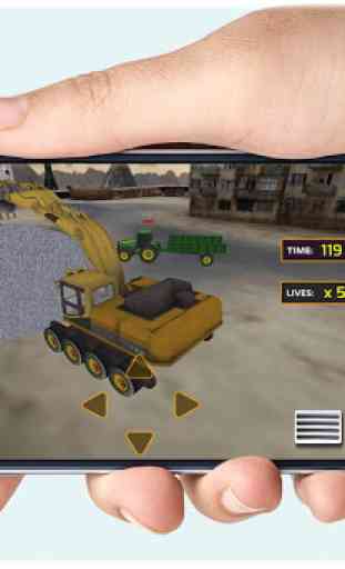 Tractor Concrete Excavator 3D 2