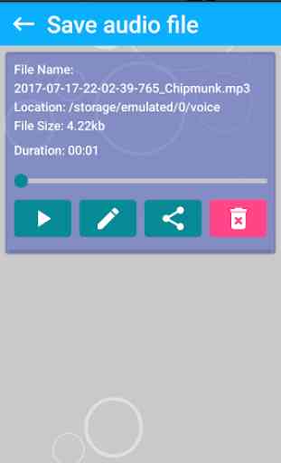 Voice Changer - funny mp3 Effects 3