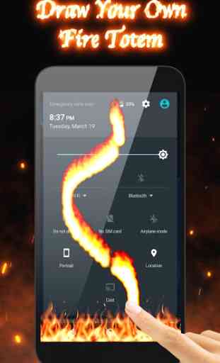 3D Flame Animated Fire Live Wallpaper 2