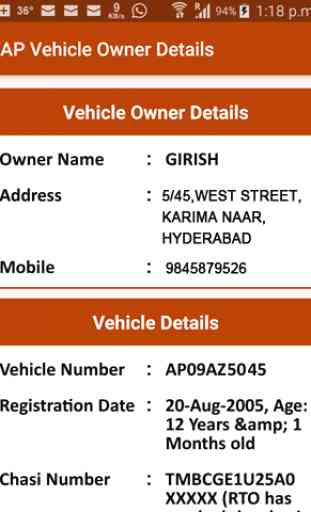 AP Vehicle Owner Details 2