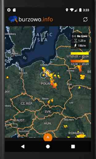 Burzowo.info - Mapa burzowa 1