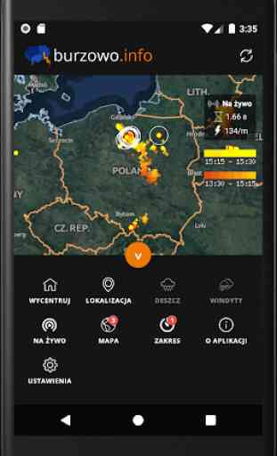 Burzowo.info - Mapa burzowa 3