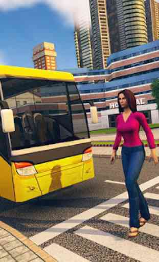 City Bus Driving School Gioco 3D-Coach Bus Sim 18 3